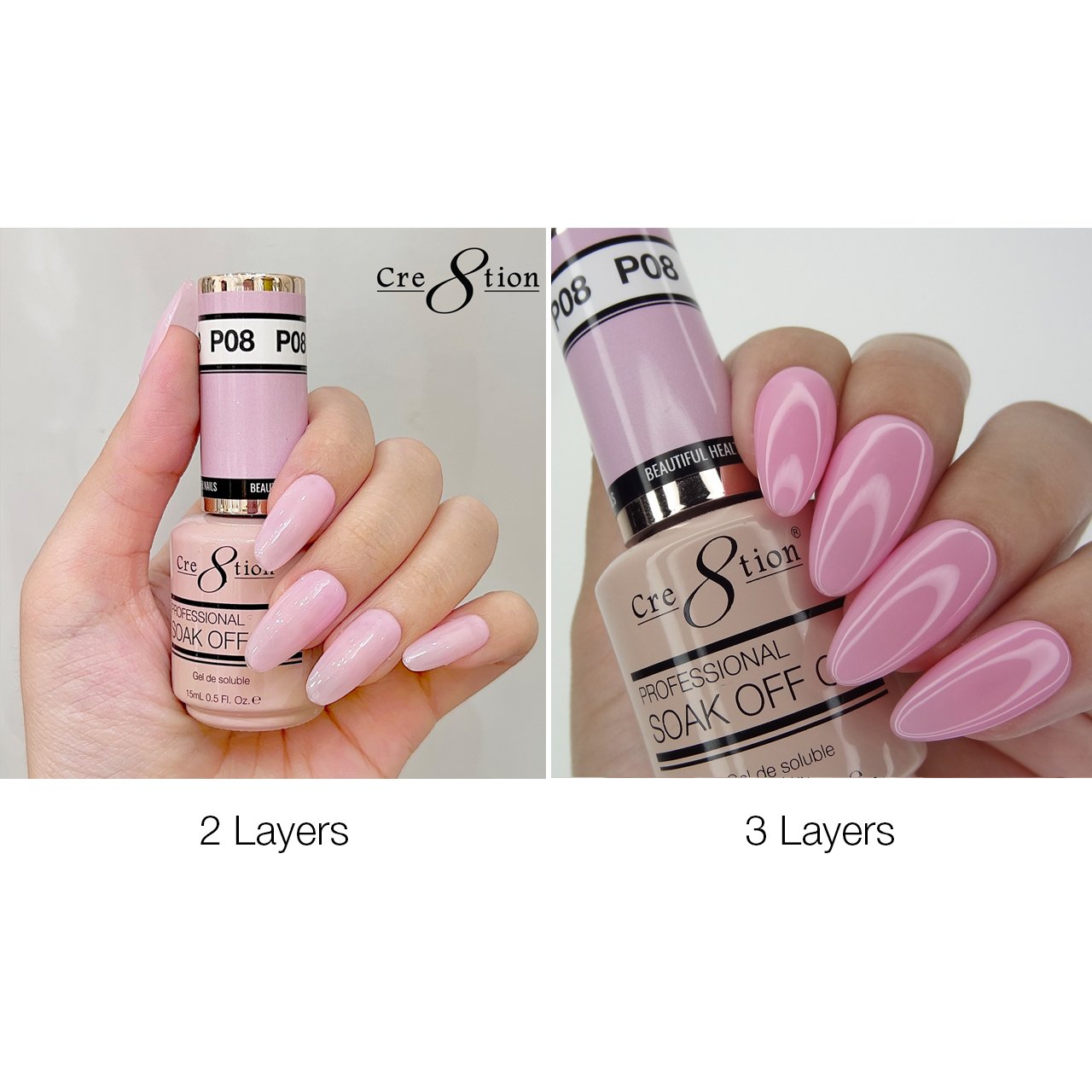 Cre8tion | French Manicure Collection - P08