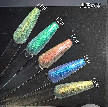 JIAO YAN SHE | Glitter Color Set ( 15 Colour )