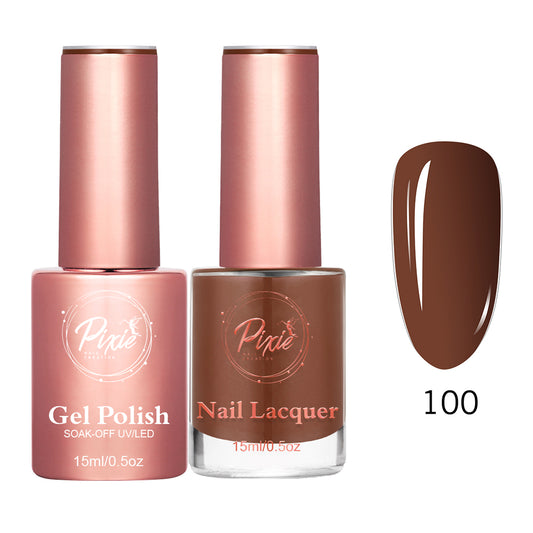 Pixie 2in1 Gel Polish + Nail Lacquer - #100