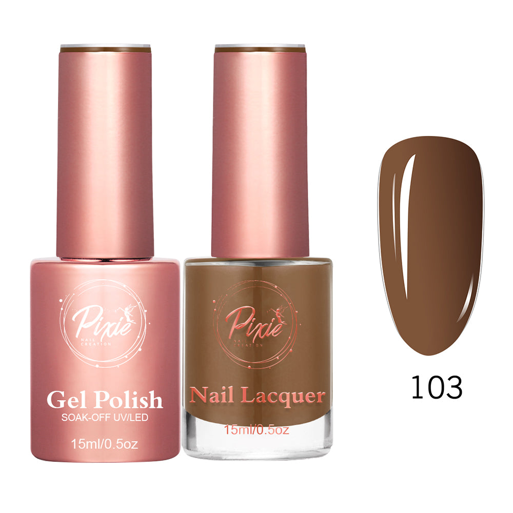 Pixie 2in1 Gel Polish + Nail Lacquer - #103