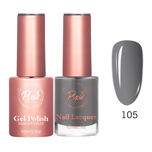 Pixie 2in1 Gel Polish + Nail Lacquer - #105