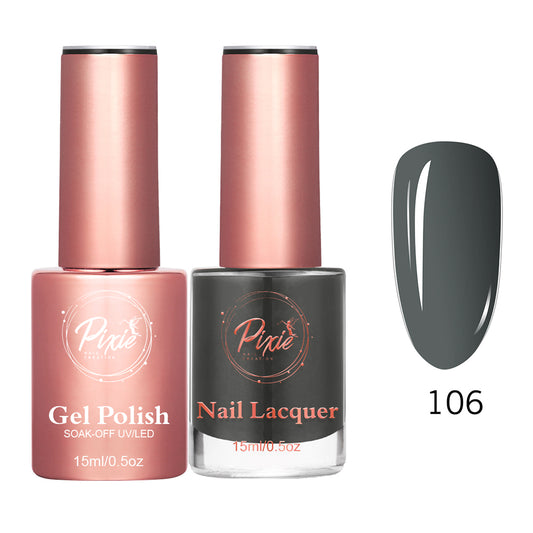 Pixie 2in1 Gel Polish + Nail Lacquer - #106