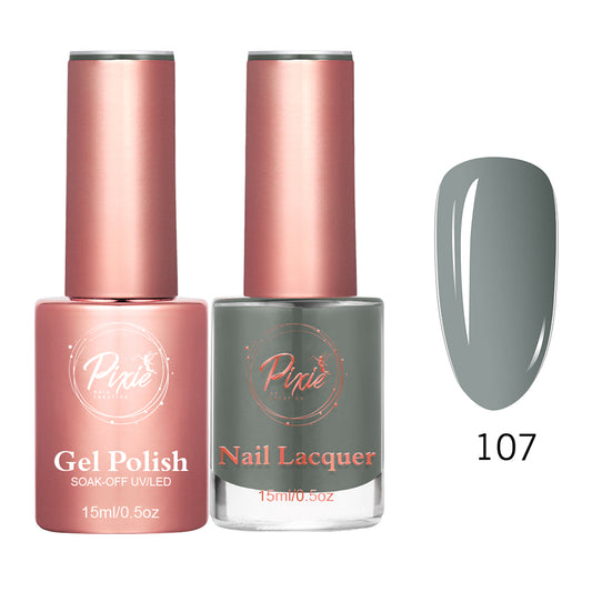 Pixie 2in1 Gel Polish + Nail Lacquer - #107