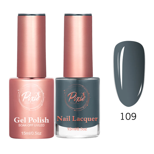 Pixie 2in1 Gel Polish + Nail Lacquer - #109