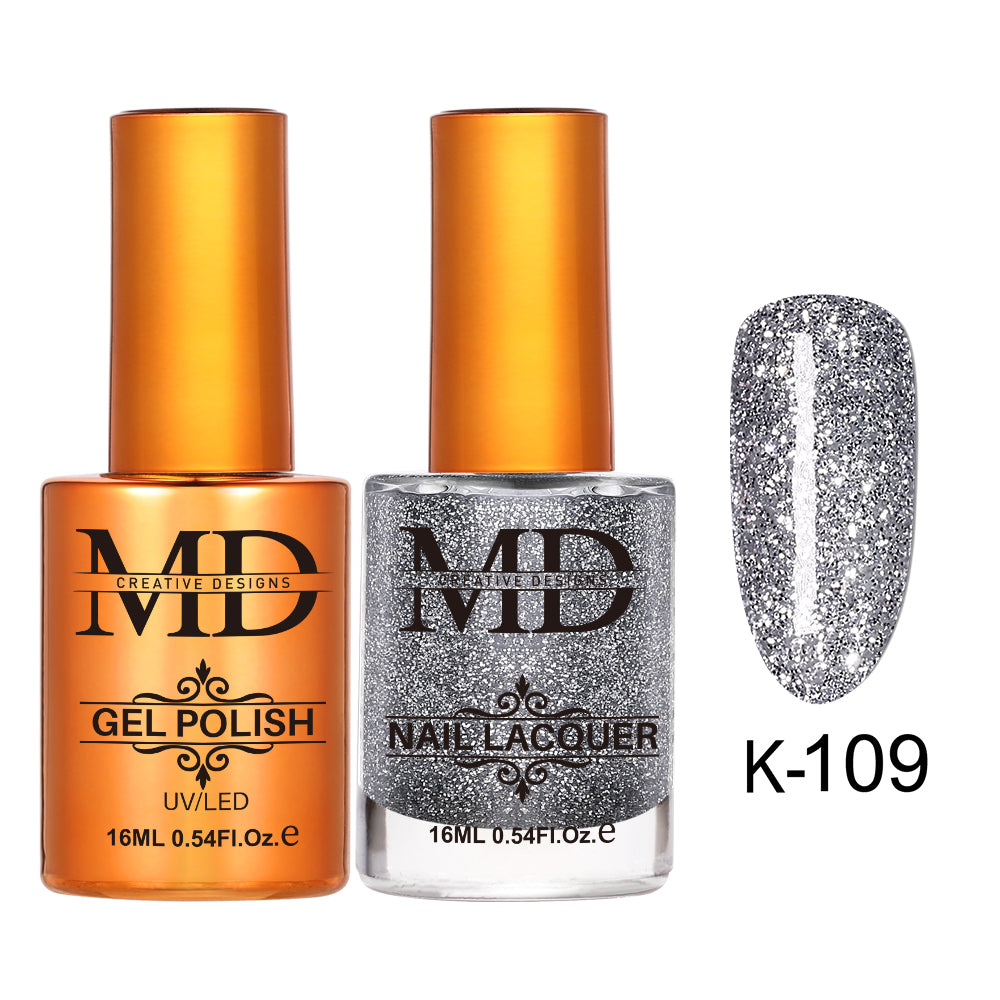 MD CREATIVE - K109 | 2 IN 1 Gel Polish & Lacquer