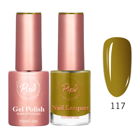 Pixie 2in1 Gel Polish + Nail Lacquer - #117