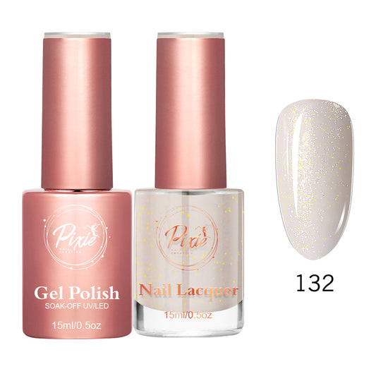 Pixie 2in1 Gel Polish + Nail Lacquer - #132