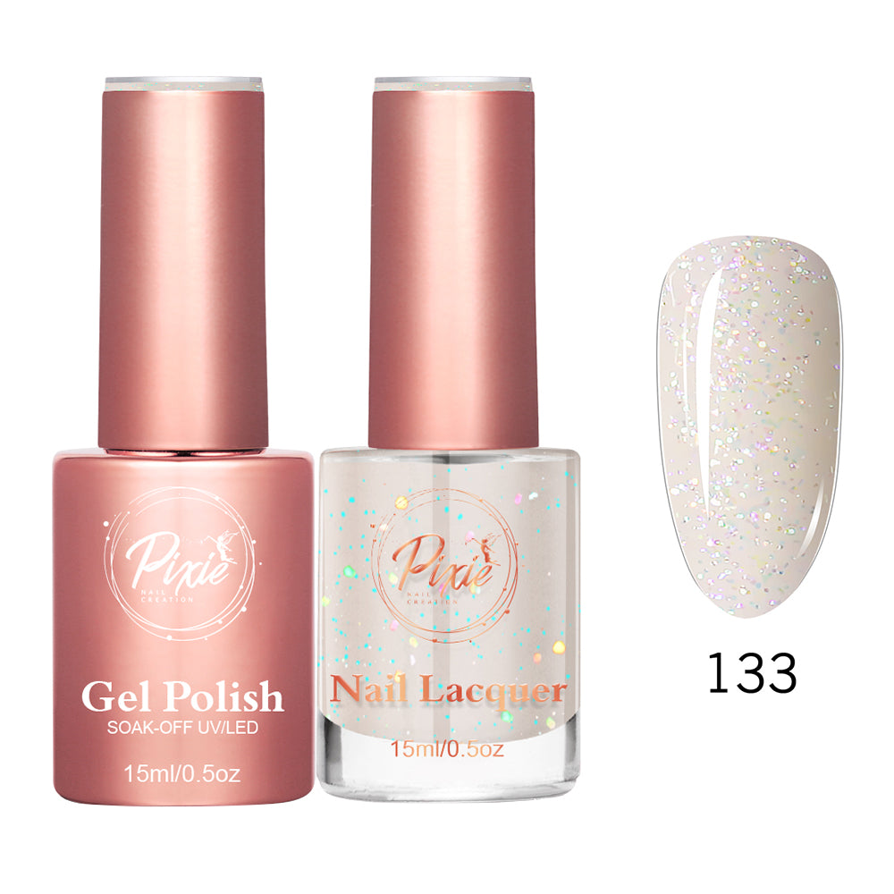 Pixie 2in1 Gel Polish + Nail Lacquer - #133