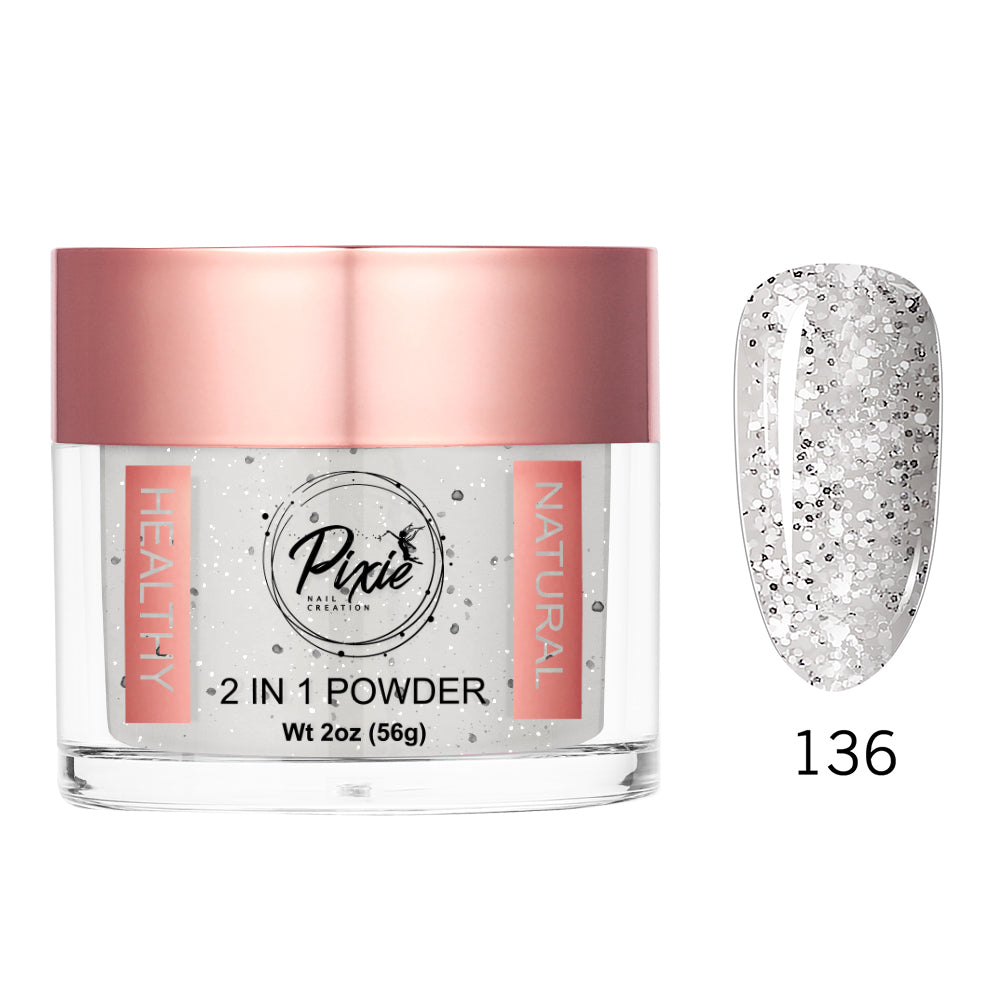 PIXIE 2in1 DIP/ACRYLIC POWDER - #136