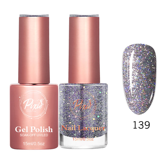 Pixie 2in1 Gel Polish + Nail Lacquer - #139