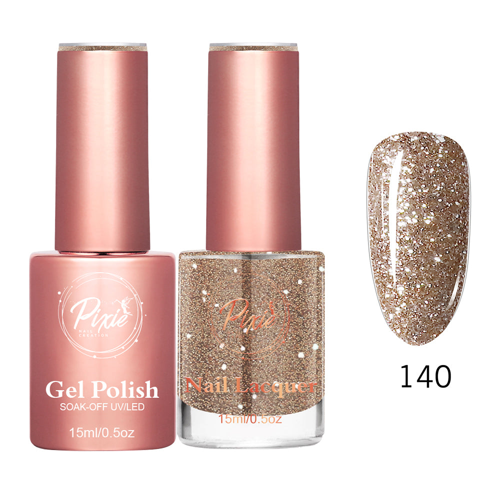 Pixie 2in1 Gel Polish + Nail Lacquer - #140