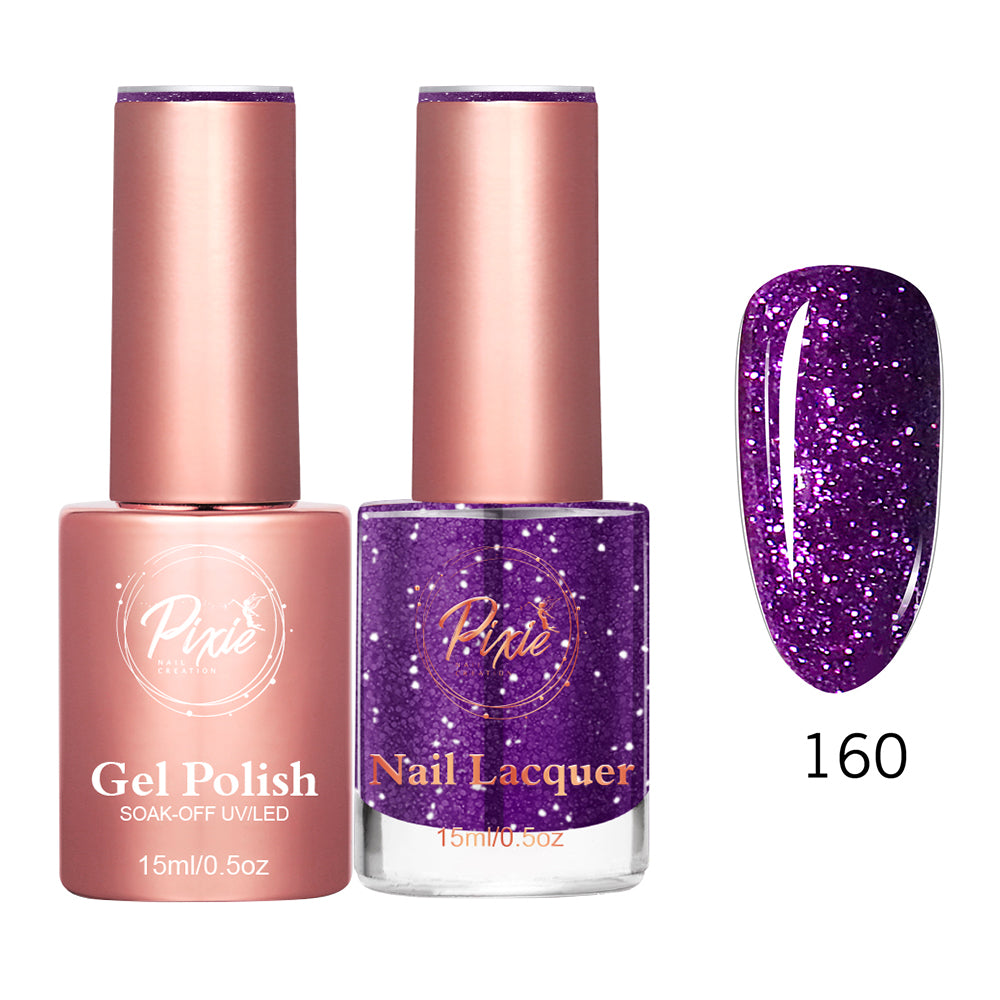 Pixie 2in1 Gel Polish + Nail Lacquer - #160