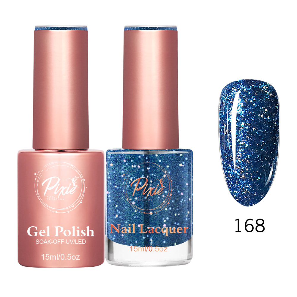 Pixie 2in1 Gel Polish + Nail Lacquer - #168