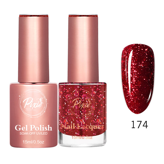 Pixie 2in1 Gel Polish + Nail Lacquer - #174