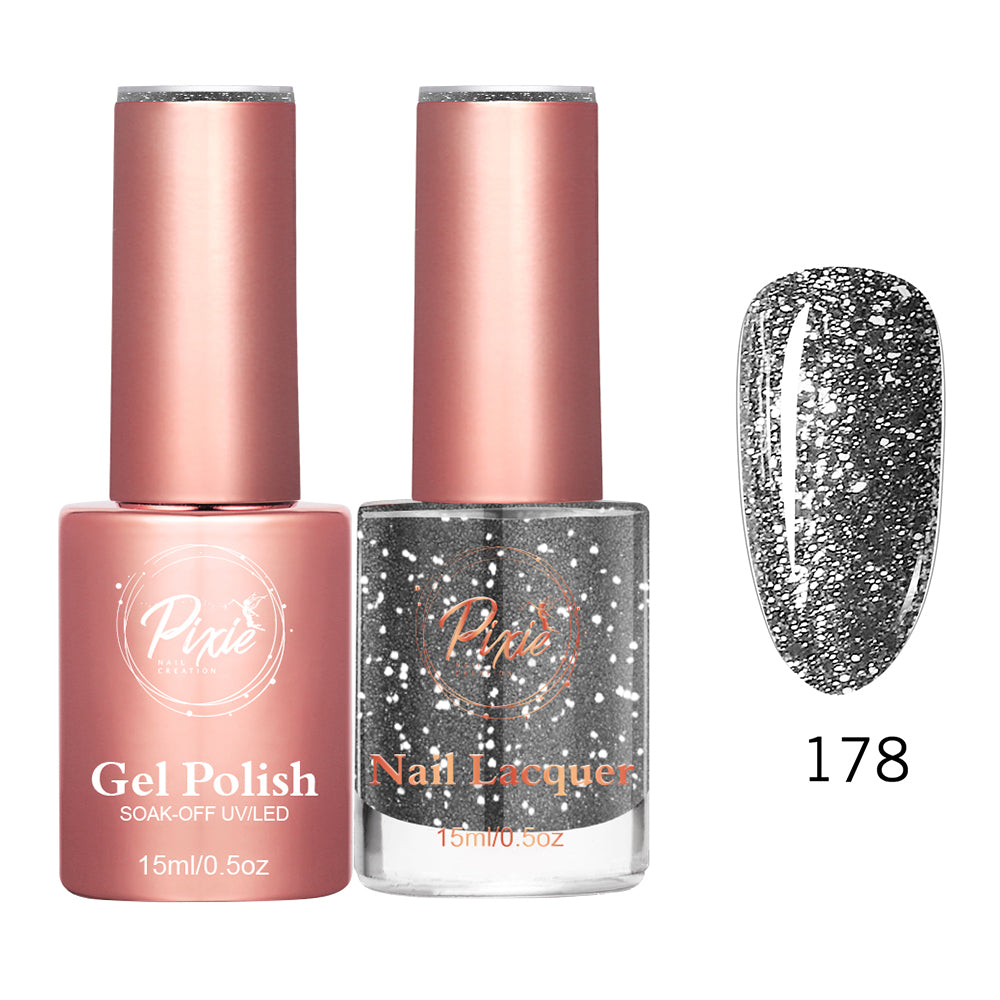 Pixie 2in1 Gel Polish + Nail Lacquer - #178