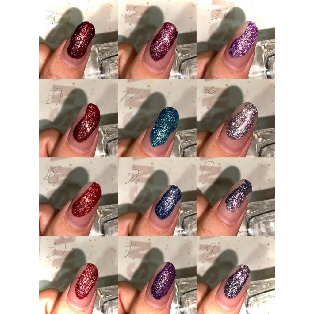 Jiao Yan She Glitter Set - 30 colours / set