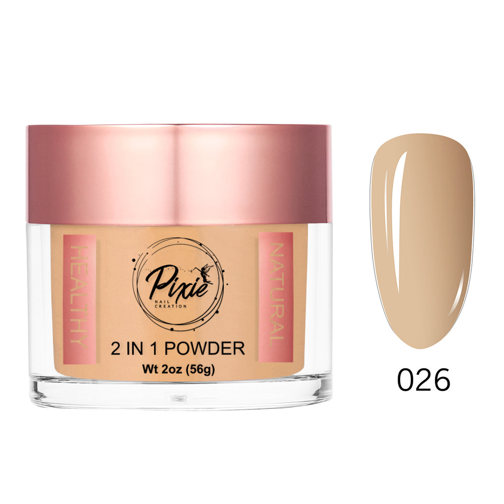 PIXIE 2in1 DIP/ACRYLIC POWDER - #026