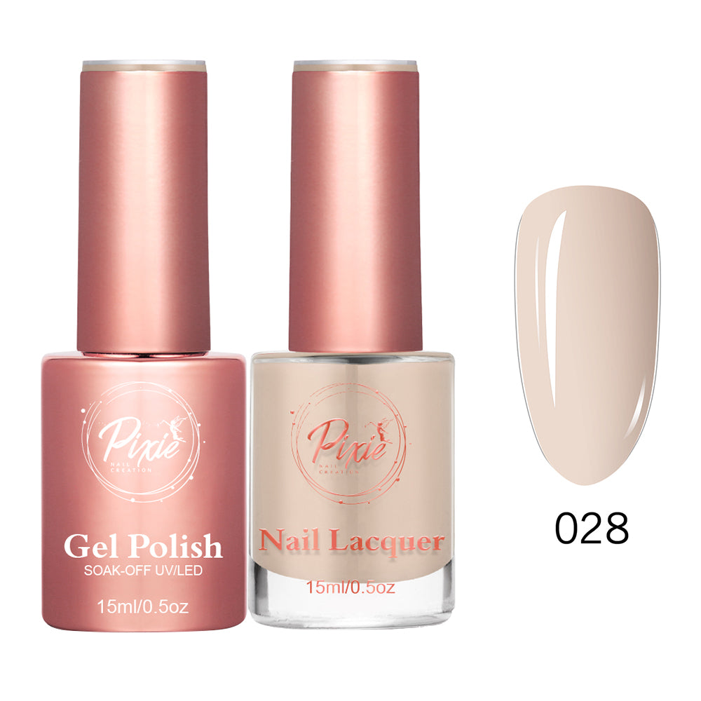 Pixie 2in1 Gel Polish + Nail Lacquer - #028