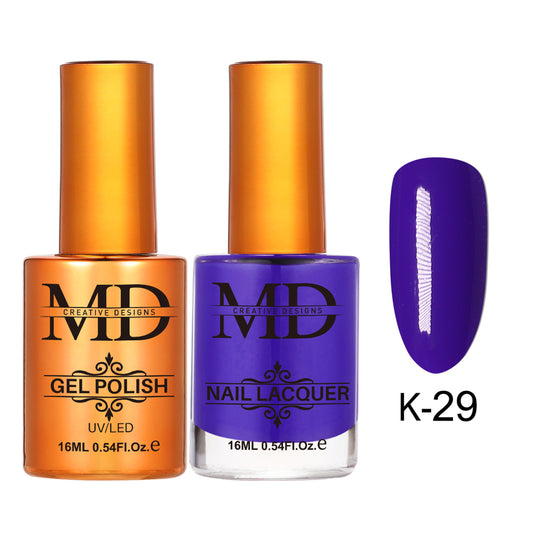 MD CREATIVE - K29 | 2 IN 1 Gel Polish & Lacquer