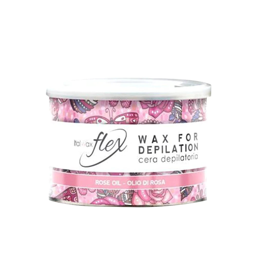 ITALWAX - ROSE OIL FLEX WAX TIN - 400ML