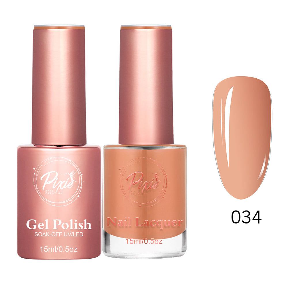 Pixie 2in1 Gel Polish + Nail Lacquer - #034