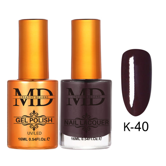 MD CREATIVE - K40 | 2 IN 1 Gel Polish & Lacquer