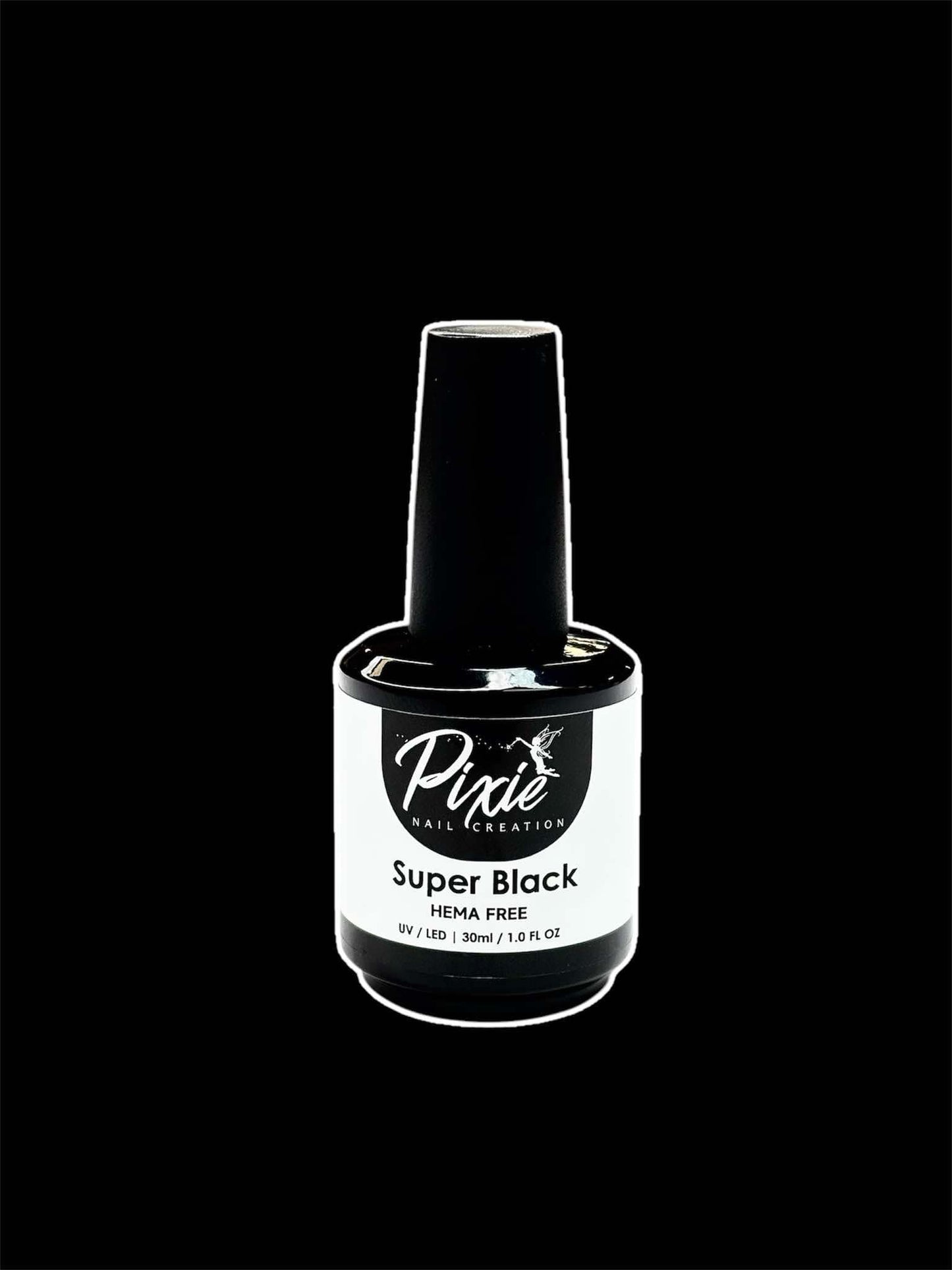 PIXIE | Black Gel Polish - HEMA Free