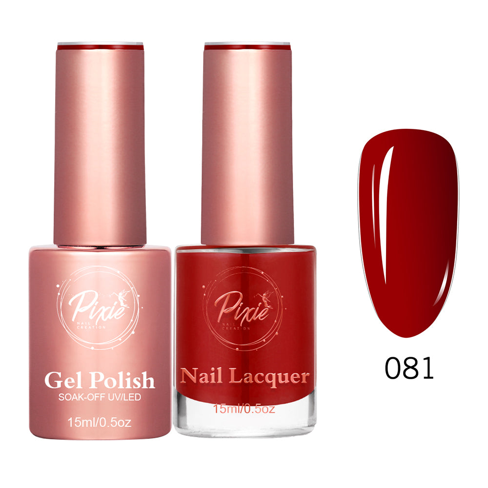 Pixie 2in1 Gel Polish + Nail Lacquer - #081