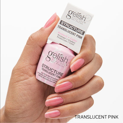 GELISH | Soak off Structure Gel Nail Strengthener -Translucent Pink 15ml