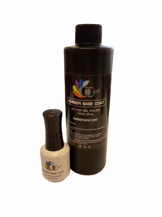 Rubber Base Coat Refill 8oz ( Bonus 1 / 15ml Free)