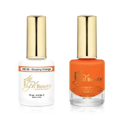 IGEL | GEL & NORMAL POLISH DUO - DD066 Blazzing Orange