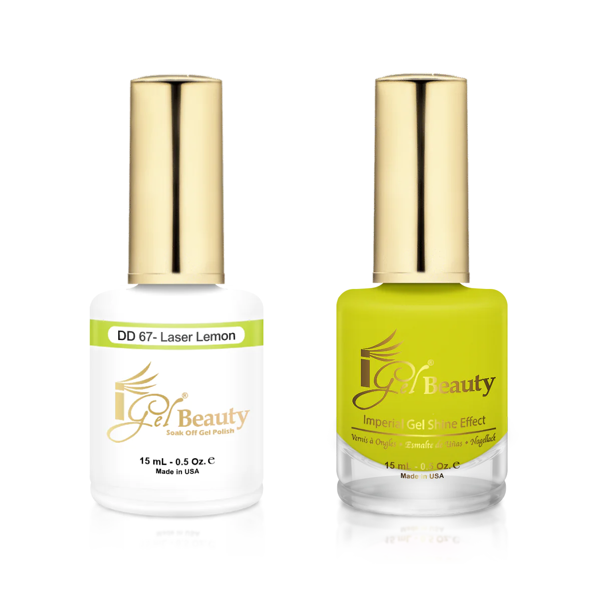 IGEL | GEL & NORMAL POLISH DUO - DD067 Laser Lemon