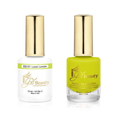 IGEL | GEL & NORMAL POLISH DUO - DD067 Laser Lemon