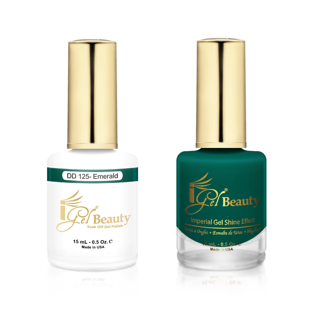 IGEL | GEL & NORMAL POLISH DUO - DD125 Emerald