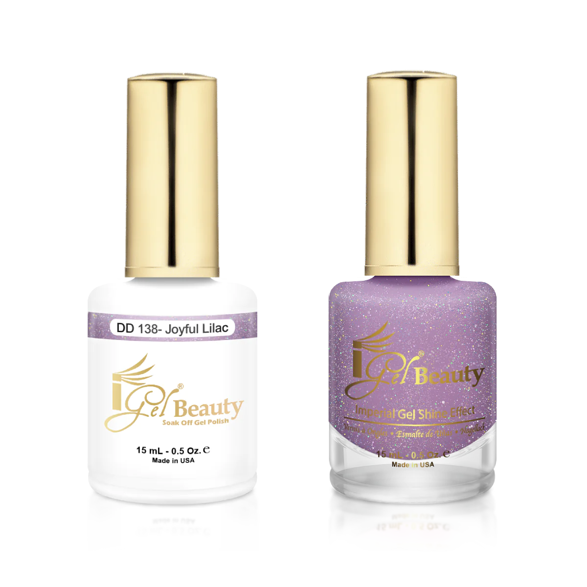 IGEL | GEL & NORMAL POLISH DUO - DD138 Joyful Lilac