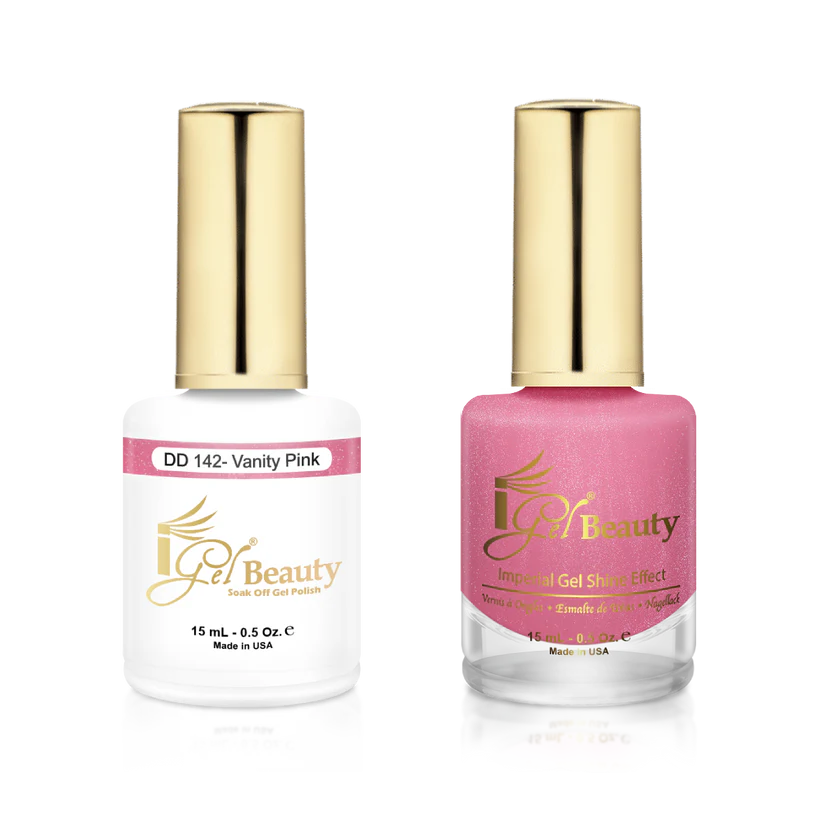 IGEL | GEL & NORMAL POLISH DUO - DD142 Vanity Pink