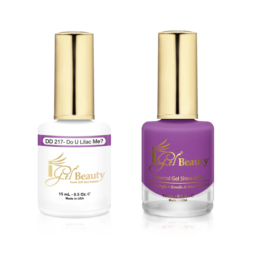 IGEL | GEL & NORMAL POLISH DUO - DD217 Don't U Lilac Me?