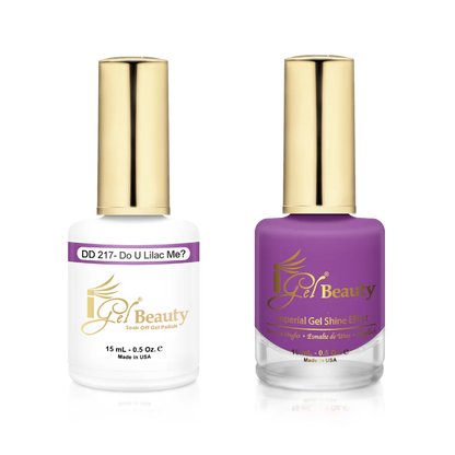 IGEL | GEL & NORMAL POLISH DUO - DD217 Don't U Lilac Me?