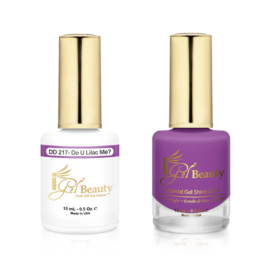 IGEL | GEL & NORMAL POLISH DUO - DD217 Don't U Lilac Me?