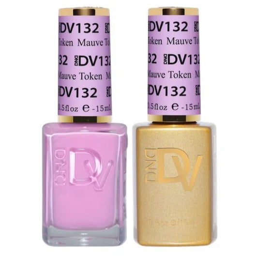 DND DIVA Gel & Lacquer Duo - DV #132 Mauve Token