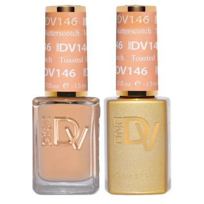 DND DIVA Gel & Lacquer Duo - DV #146 Toasted Butterscotch