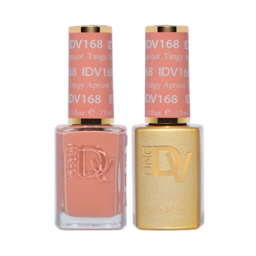 DND DIVA Gel & Lacquer Duo - DV #168 Tangy Apricot