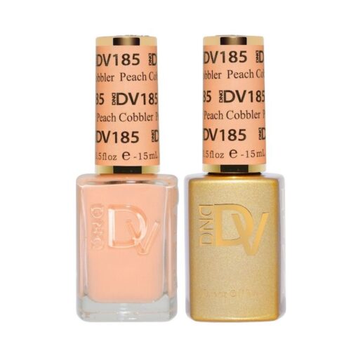 DND DIVA Gel & Lacquer Duo - DV #185 Peach Cobbler