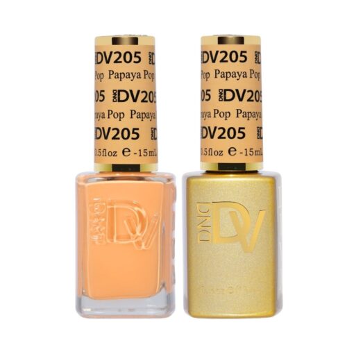 DND DIVA Gel & Lacquer Duo - DV #205 Papaya Pop