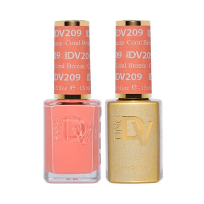 DND DIVA Gel & Lacquer Duo - DV #209 Coral Breeze