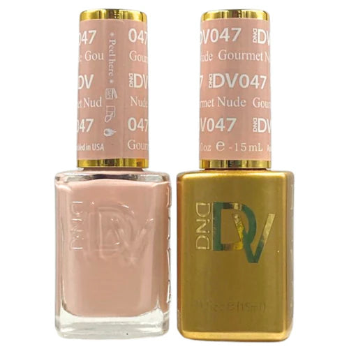 DND DIVA Gel & Lacquer Duo - DV #047 Gourmet Nude