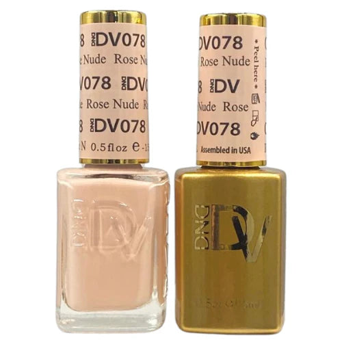 DND DIVA Gel & Lacquer Duo - DV #078 Rose Nude