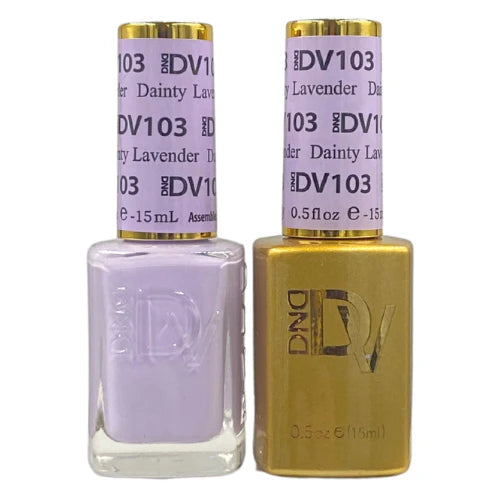 DND DIVA Gel & Lacquer Duo - DV #103 Dainty Lavender