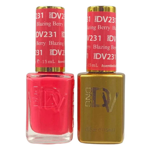 DND DIVA Gel & Lacquer Duo - DV #231 Blazing Berry