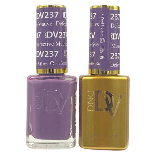 DND DIVA Gel & Lacquer Duo - DV #237 Detective Mauve